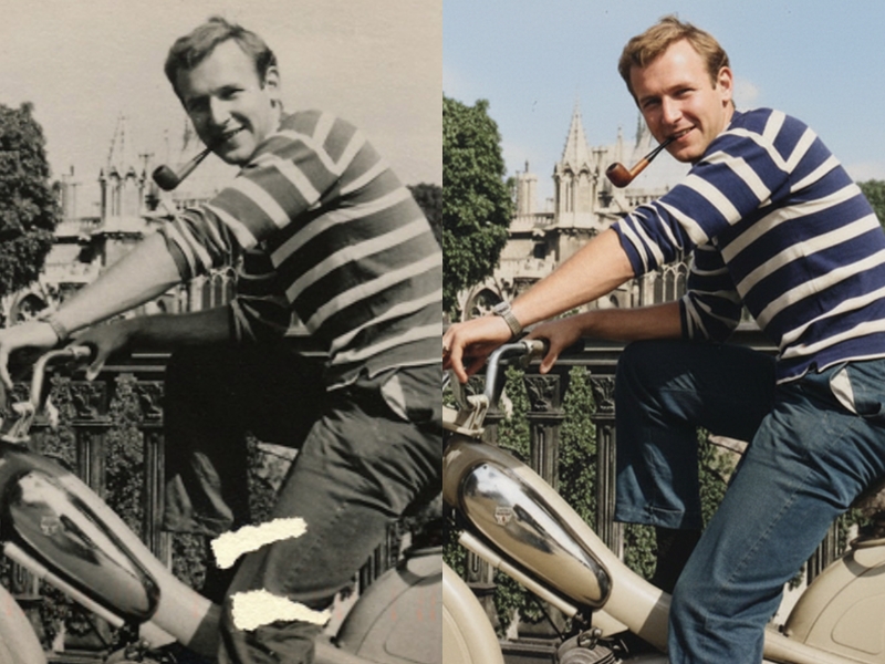 AI老照片修复上色