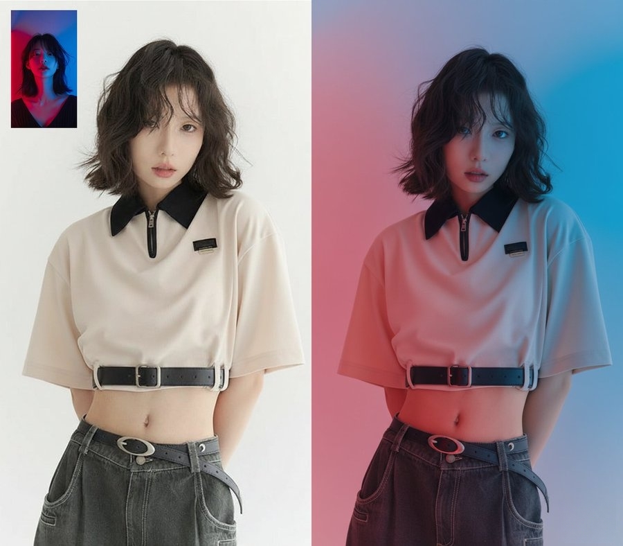 AI参考光影生成效果图