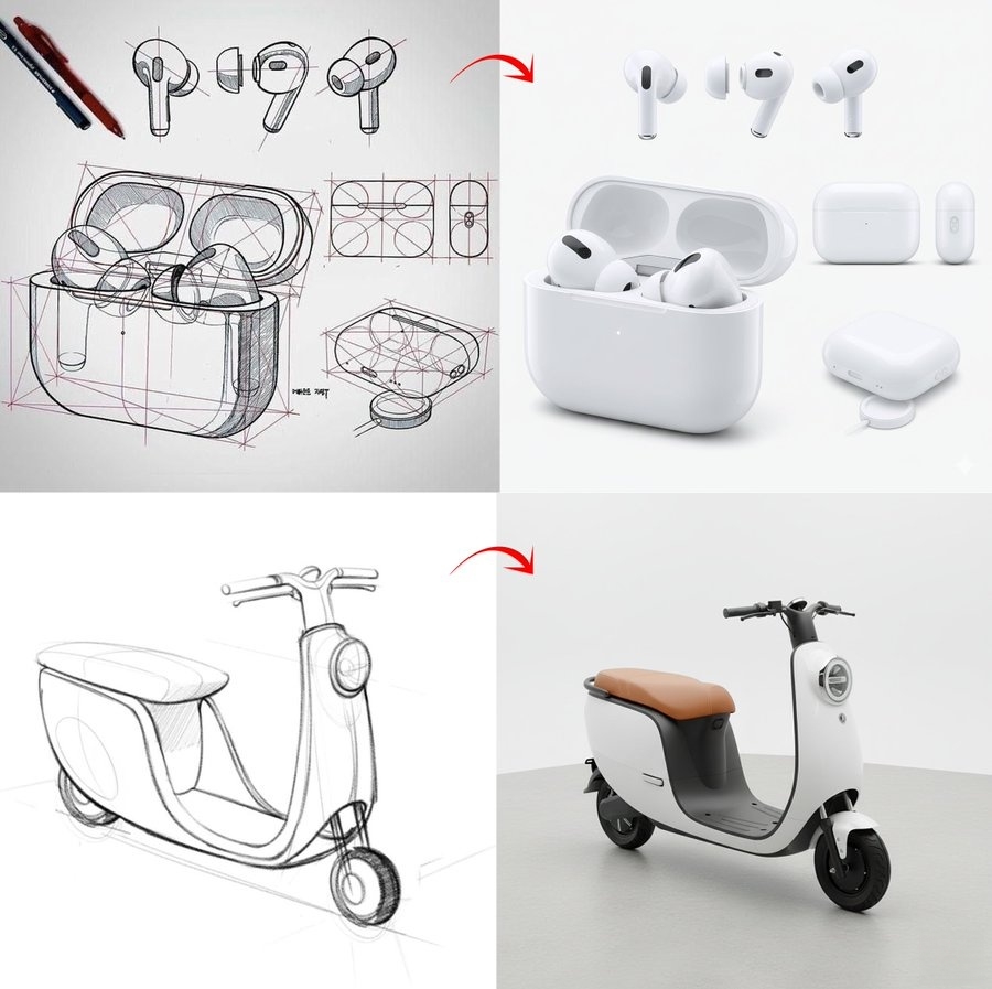 AI草图转写实产品